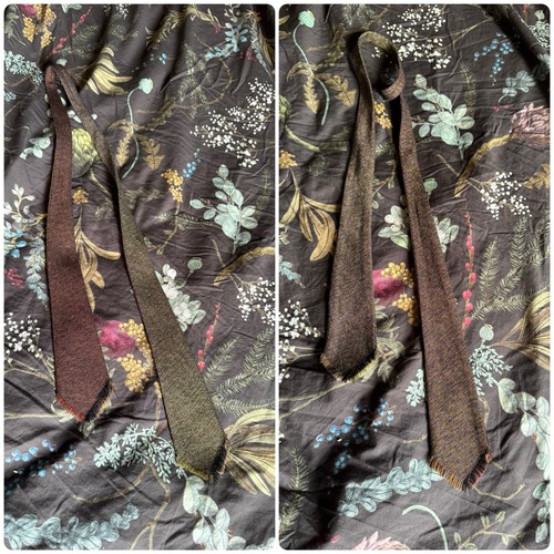 Vintage 1940s tweed - vintage, tie