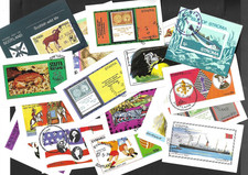 18 Used Cinderella Stamps Scotland - STAFFA, EYNHALLOW, STROMA & St KILDA