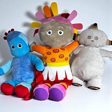 In the Night Garden Large Soft Toy Bundle Upsy Daisy Makka Pakka Iggle Piggle