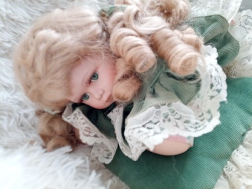 Haunted porcelain doll - porcelain,