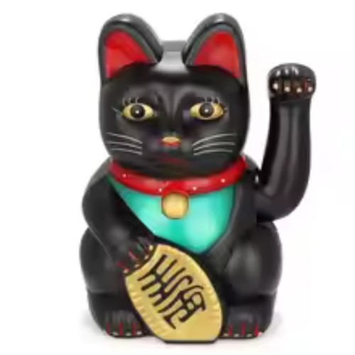 Chinese lucky waving gold cat - chinese,