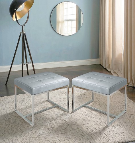 Dressing table stool grey - dressing,