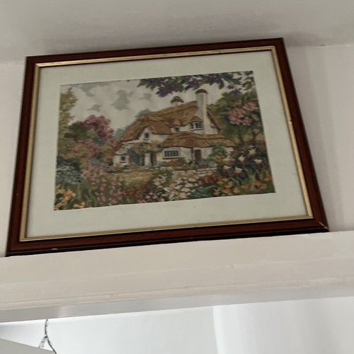 Needlepoint embroidery country - embroidery,