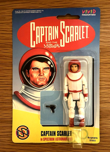 Vintage captain scarlet - scarlet,