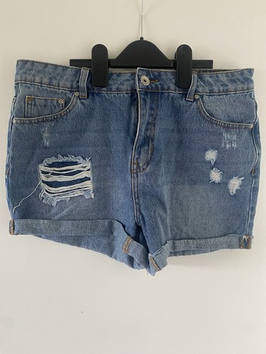 George asda blue ripped shorts - ripped,
