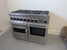  Falcon Range Cooker, Electric / Gas, in brushed steel (1100mmx860mm)