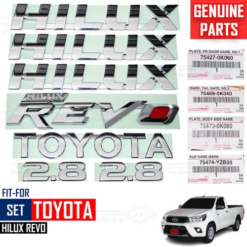 Toyota hilux chrome logo - hilux,