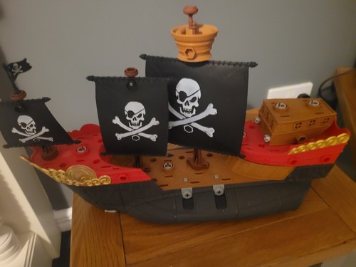 Large toy pirate ship - toy,