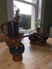 Studio pottery 1970 pitcher - pottery, 1970's