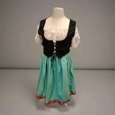 Bavarian Ladies Fancy Dress Costume Large 16 Oktoberfest Panto Peasant Wench