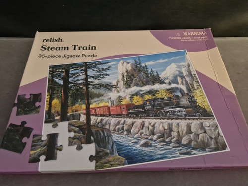 Steam train 35pc - 🧩,