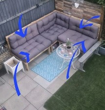 CUSHIONS ONLY FOR EPAL EURO PALLET FURNITURE SOFA seat and back 