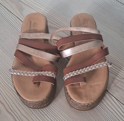 Ladies chunky brown rose - brown/,