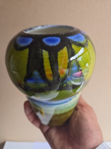Poole 1960 delphis vase nice - poole,