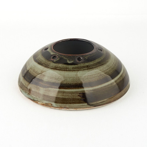 Studio pottery flower - flower, frog