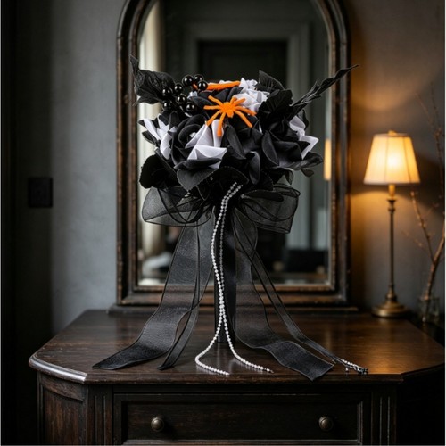 Dark theme silk - theme, flower