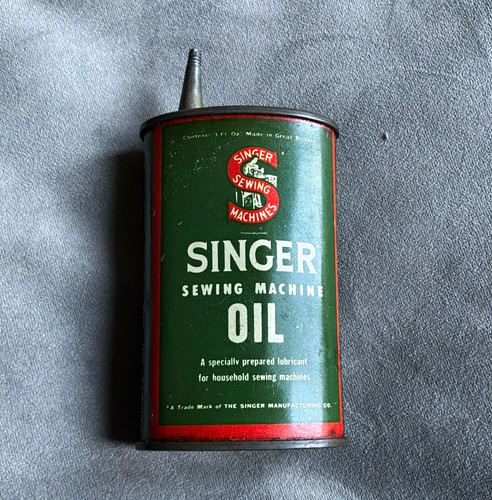 Singer sewing machine oil can - singer,