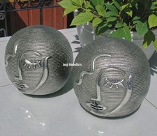 Set Of 2 Gunmetal Ball