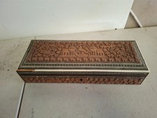 vintage antique carved anglo