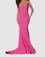 Jovani Women's Pink Strapless