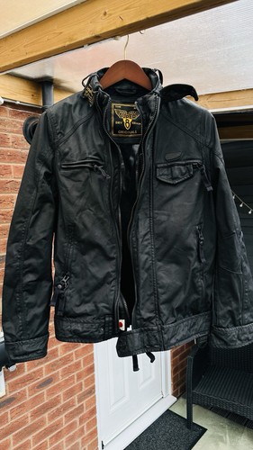 Superdry men biker black - men,