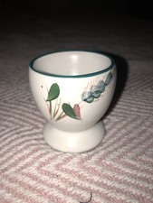 Denby Green Wheat Sheaf Stoneware Egg Cup