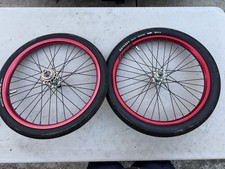 20-Inch Alloy BMX Wheel Set w/