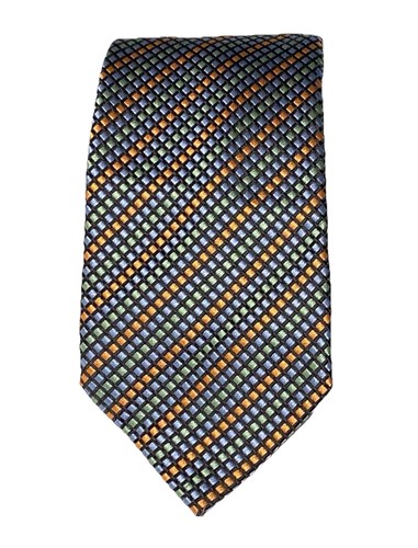 Charvet geometric blue green - charvet,