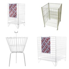 White Square Round Retail Dump