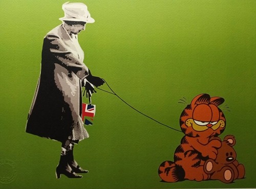 Rare print queen garfield - print,
