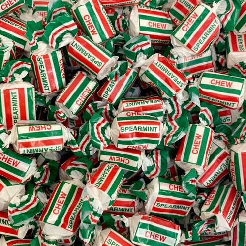 Spearmint chews retro sweets - spearmint,