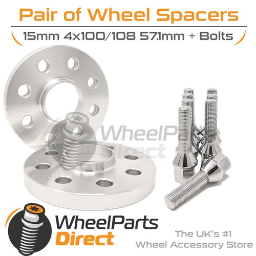 Wheel spacers bolts 15mm - (2),
