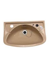 Royal Doulton Peach 2 tap hole Basin  With Waste 460x280w (discontinued Colour) 