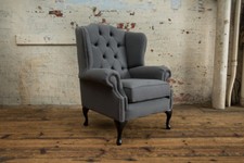 HANDMADE GREY WOOL FABRIC