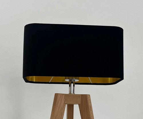 Lampshade black velvet - lampshade,