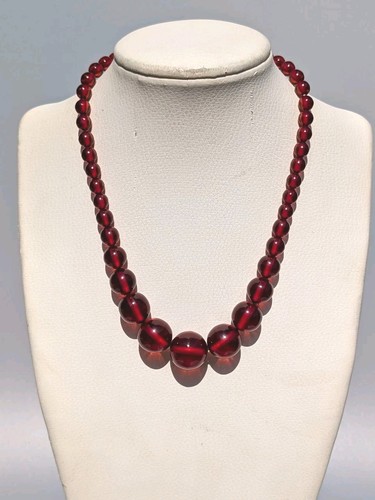 Antique cherry amber bakelite - antique,