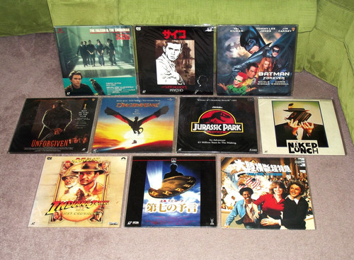 Japanese laserdisc collection - japanese,