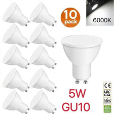 🔥10 Pack GU10 LED Bulbs 5W