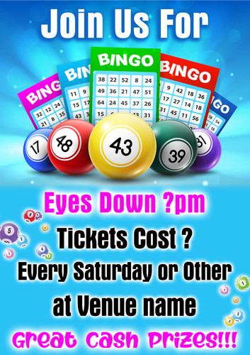 Bingo night bespoke any - bespoke, text