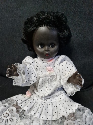 Palitoy vintage black doll - black,