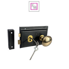 Rim Lock Set 6"x4" Deadbolt