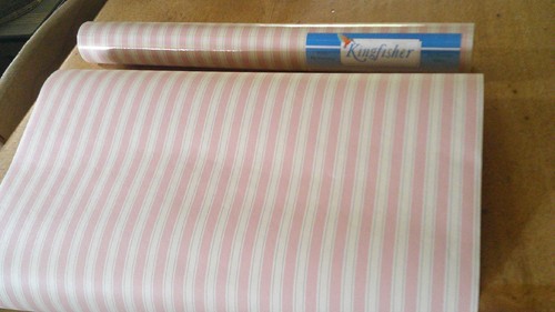 Rolls of vintage striped - 1.75,