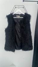 Ladies Black Gilet Size Large