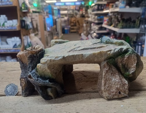 Rustic rock and log effect - rock,