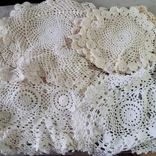 Vintage Hand Crochet Doilies