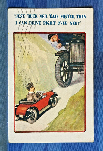 Vintage motoring comic - motoring,