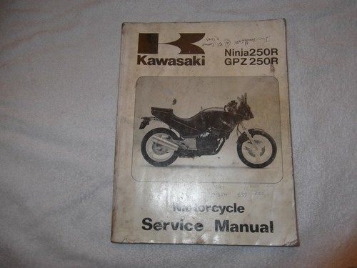 Kawasaki gpz250 manual - ,