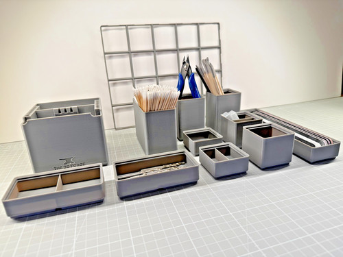 Modular hobby desk organiser - modular,
