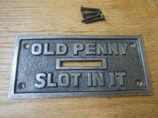 Old penny slot solid - old,