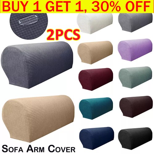 2pc velvet stretch chair arm - velvet,